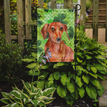 Load image into Gallery viewer, Red Dachshund St Patrick's Garden Flag - Outdoor Decorative Yard Flag BB9881GF