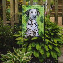 Load image into Gallery viewer, Dalmatian Puppy St Patrick's Garden Flag - Outdoor Decorative Yard Flag BB9882GF