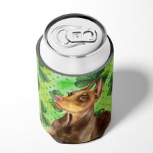 Load image into Gallery viewer, Doberman Pinscher St Patrick's Can or Bottle Hugger BB9883CC