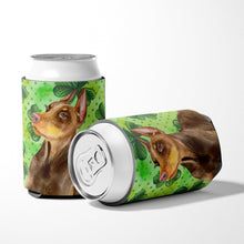 Load image into Gallery viewer, Doberman Pinscher St Patrick's Can or Bottle Hugger BB9883CC