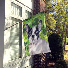 Load image into Gallery viewer, French Bulldog Black White St Patrick's Flag Canvas House Size BB9884CHF