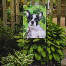 Load image into Gallery viewer, French Bulldog Black White St Patrick's Garden Flag - Outdoor Decorative Yard Flag BB9884GF