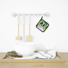 Load image into Gallery viewer, French Bulldog Black White St Patrick's Pot Holders - Set of 2 - Heat-Resistant Kitchen Essentials BB9884PTHD