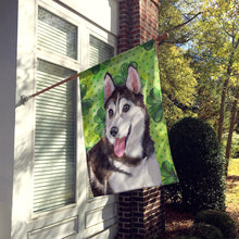 Load image into Gallery viewer, Siberian Husky #2 St Patrick's Flag Canvas House Size BB9886CHF