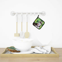Load image into Gallery viewer, Siberian Husky #2 St Patrick's Pot Holders - Set of 2 - Heat-Resistant Kitchen Essentials BB9886PTHD