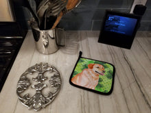 Load image into Gallery viewer, Labrador Retriever St Patrick's Pot Holders - Set of 2 - Heat-Resistant Kitchen Essentials BB9888PTHD