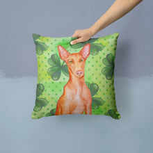Load image into Gallery viewer, Pharaoh Hound St Patrick's Throw Pillow - 14x14 Decorative Pillow – Art for Your Home &amp; Patio BB9889PW1414