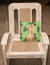 Load image into Gallery viewer, Pharaoh Hound St Patrick's Fabric Decorative Pillow BB9889PW1818