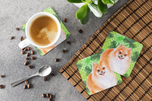 Load image into Gallery viewer, Pomeranian #2 St Patrick's Foam Coaster  BB9890FC