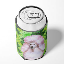 Load image into Gallery viewer, White Standard Poodle St Patrick's Can or Bottle Hugger BB9891CC