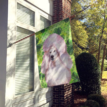 Load image into Gallery viewer, White Standard Poodle St Patrick's Flag Canvas House Size BB9891CHF
