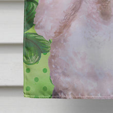 Load image into Gallery viewer, White Standard Poodle St Patrick's Flag Canvas House Size BB9891CHF