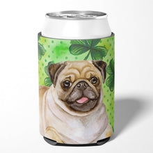 Load image into Gallery viewer, Fawn Pug St Patrick's Can or Bottle Hugger BB9892CC