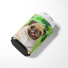 Load image into Gallery viewer, Fawn Pug St Patrick's Can or Bottle Hugger BB9892CC
