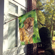 Load image into Gallery viewer, Shar Pei Puppy St Patrick's Flag Canvas House Size BB9893CHF
