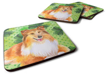 Load image into Gallery viewer, Sheltie St Patrick's Foam Coaster  BB9894FC