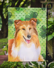 Load image into Gallery viewer, Sheltie St Patrick's Garden Flag - Outdoor Decorative Yard Flag BB9894GF