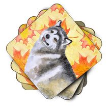 Load image into Gallery viewer, Alaskan Malamute Fall Foam Coaster  BB9899FC