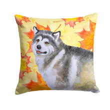 Load image into Gallery viewer, Alaskan Malamute Fall Throw Pillow - 14x14 Decorative Pillow – Art for Your Home &amp; Patio BB9899PW1414