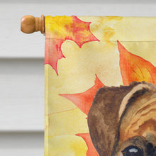Load image into Gallery viewer, German Boxer Fall Flag Canvas House Size BB9901CHF