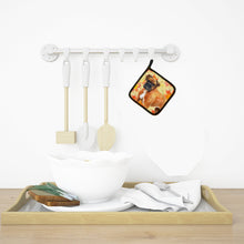 Load image into Gallery viewer, German Boxer Fall Pot Holders - Set of 2 - Heat-Resistant Kitchen Essentials BB9901PTHD