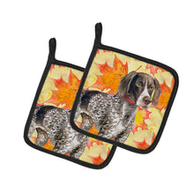 Load image into Gallery viewer, German Shorthaired Pointer Fall Pot Holders - Set of 2 - Heat-Resistant Kitchen Essentials BB9902PTHD