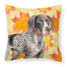 Load image into Gallery viewer, German Shorthaired Pointer Fall Fabric Decorative Pillow BB9902PW1818