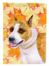 Load image into Gallery viewer, American Staffordshire Fall Garden Flag - Outdoor Decorative Yard Flag BB9905GF