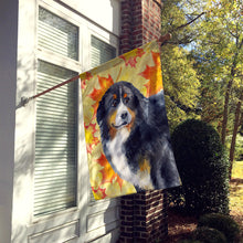 Load image into Gallery viewer, Bernese Mountain Dog Fall Flag Canvas House Size BB9906CHF