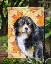 Load image into Gallery viewer, Bernese Mountain Dog Fall Garden Flag - Outdoor Decorative Yard Flag BB9906GF