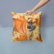 Load image into Gallery viewer, Boerboel Mastiff Fall Throw Pillow - 14x14 Decorative Pillow – Art for Your Home &amp; Patio BB9907PW1414