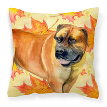 Load image into Gallery viewer, Boerboel Mastiff Fall Fabric Decorative Pillow BB9907PW1818