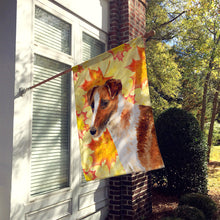 Load image into Gallery viewer, Smooth Fox Terrier Fall Flag Canvas House Size BB9908CHF