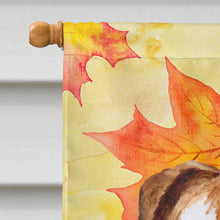 Load image into Gallery viewer, Smooth Fox Terrier Fall Flag Canvas House Size BB9908CHF