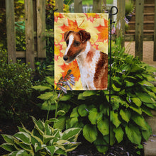 Load image into Gallery viewer, Smooth Fox Terrier Fall Garden Flag - Outdoor Decorative Yard Flag BB9908GF