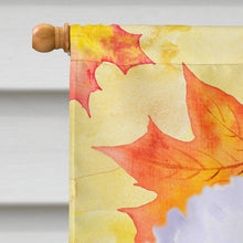 Load image into Gallery viewer, Bichon Frise Fall Flag Canvas House Size BB9909CHF