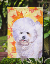 Load image into Gallery viewer, Bichon Frise Fall Garden Flag - Outdoor Decorative Yard Flag BB9909GF