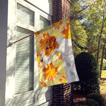 Load image into Gallery viewer, Fox Terrier Fall Flag Canvas House Size BB9911CHF