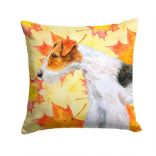 Load image into Gallery viewer, Fox Terrier Fall Throw Pillow - 14x14 Decorative Pillow – Art for Your Home &amp; Patio BB9911PW1414