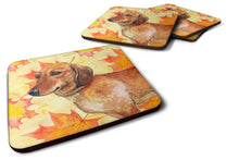 Load image into Gallery viewer, Dachshund Fall Foam Coaster  BB9913FC