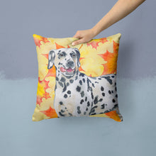 Load image into Gallery viewer, Dalmatian Fall Throw Pillow - 14x14 Decorative Pillow – Art for Your Home &amp; Patio BB9914PW1414