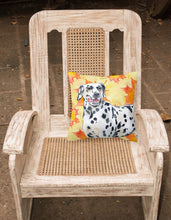 Load image into Gallery viewer, Dalmatian Fall Fabric Decorative Pillow BB9914PW1818