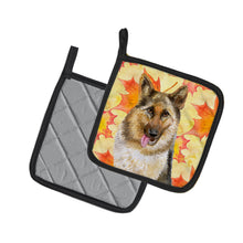 Load image into Gallery viewer, German Shepherd Fall Pot Holders - Set of 2 - Heat-Resistant Kitchen Essentials BB9915PTHD
