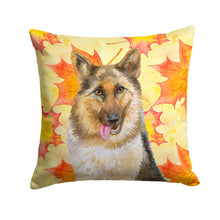 Load image into Gallery viewer, German Shepherd Fall Throw Pillow - 14x14 Decorative Pillow – Art for Your Home &amp; Patio BB9915PW1414