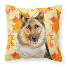 Load image into Gallery viewer, German Shepherd Fall Fabric Decorative Pillow BB9915PW1818