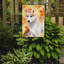 Load image into Gallery viewer, Siberian Husky Fall Garden Flag - Outdoor Decorative Yard Flag BB9916GF