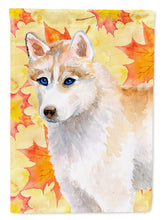Load image into Gallery viewer, Siberian Husky Fall Garden Flag - Outdoor Decorative Yard Flag BB9916GF