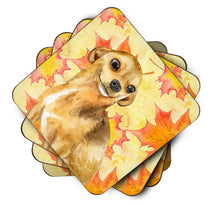 Load image into Gallery viewer, Chihuahua Fall Foam Coaster  BB9919FC