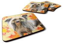 Load image into Gallery viewer, Chinese Crested Fall Foam Coaster  BB9920FC