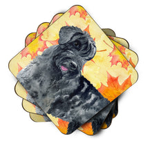 Load image into Gallery viewer, Giant Schnauzer Fall Foam Coaster  BB9921FC